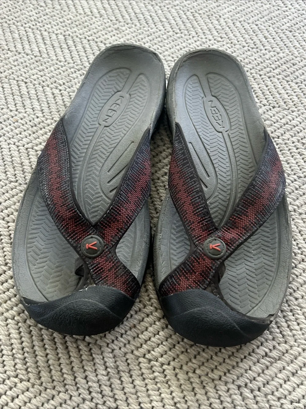Keen Waimea H2 Slip On Cap Toe Outdoor Hiking Flip Flop Sandals Men's US 9